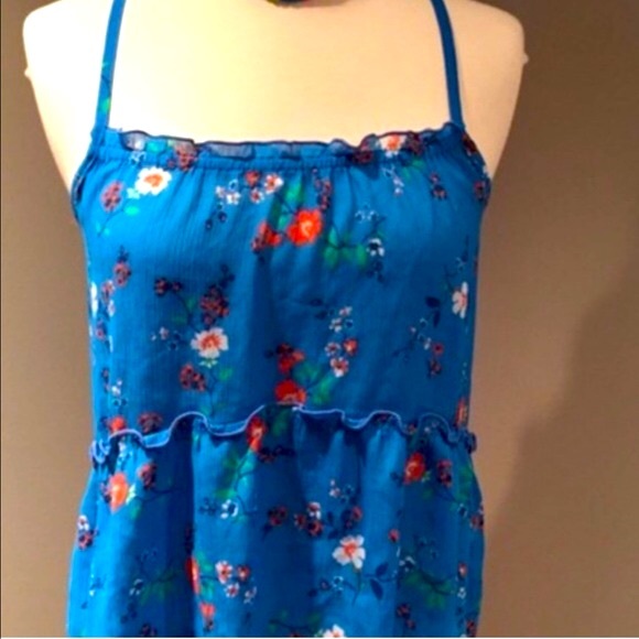 Hollister Blue Boho Floral Cami Top - Picture 5 of 12